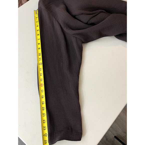 Eileen Fisher Silk Blend Sponge Blazer 3X Jacket Lagenlook Minimalist Boho Brown - Picture 14 of 16
